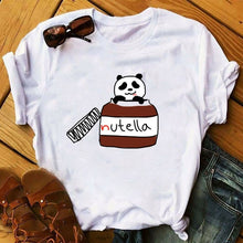 Load image into Gallery viewer, Summer Cartoon T-Shirt Princess Print Casual Woman Tshirts Harajuku Tops Aesthetics T-Shirt Punk Short Sleeve Womens T-Shirt