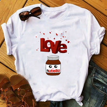 Load image into Gallery viewer, Summer Cartoon T-Shirt Princess Print Casual Woman Tshirts Harajuku Tops Aesthetics T-Shirt Punk Short Sleeve Womens T-Shirt