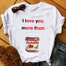 Load image into Gallery viewer, Summer Cartoon T-Shirt Princess Print Casual Woman Tshirts Harajuku Tops Aesthetics T-Shirt Punk Short Sleeve Womens T-Shirt