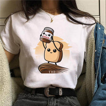 Load image into Gallery viewer, Summer Cartoon T-Shirt Princess Print Casual Woman Tshirts Harajuku Tops Aesthetics T-Shirt Punk Short Sleeve Womens T-Shirt